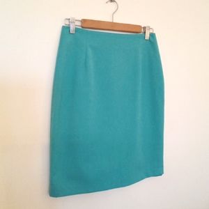 Seasons Collection Turquoise Pencil Skirt